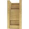 Ekena Millwork 10"W x 10"D x 20"H Wide Alma Rough Cedar Woodgrain TimberThane Corbel, Primed Tan CORUR10X10X20ALMRCPR - alternate 5